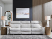 Social Pointe Pearl/Ash 3-Piece Power Reclining Sectional - PC98802S1