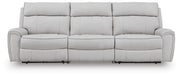 Social Pointe Pearl/Ash 3-Piece Power Reclining Sectional - PC98802S1