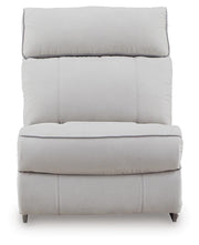 Social Pointe Pearl/Ash 5-Piece Power Reclining Sectional - PC98802S14