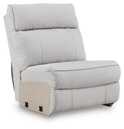 Social Pointe Pearl/Ash 5-Piece Power Reclining Sectional - PC98802S14