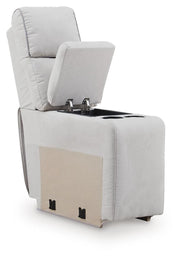 Social Pointe Pearl/Ash 5-Piece Power Reclining Sectional - PC98802S14