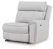 Social Pointe Pearl/Ash 5-Piece Power Reclining Sectional - PC98802S14