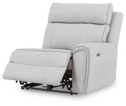 Social Pointe Pearl/Ash 5-Piece Power Reclining Sectional - PC98802S14