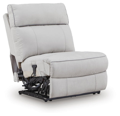 Social Pointe Pearl/Ash 5-Piece Reclining Sectional with Storage Consoles - PC98802S39
