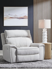 Social Pointe Pearl/Ash Power Recliner - PC9880282