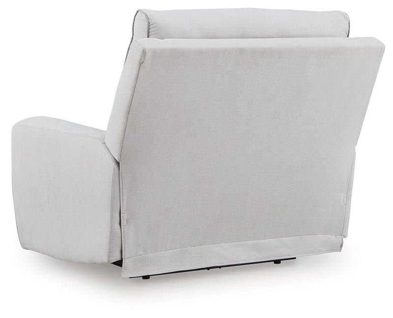 Social Pointe Pearl/Ash Power Recliner - PC9880282