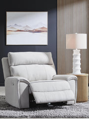 Social Pointe Pearl/Ash Power Recliner - PC9880282
