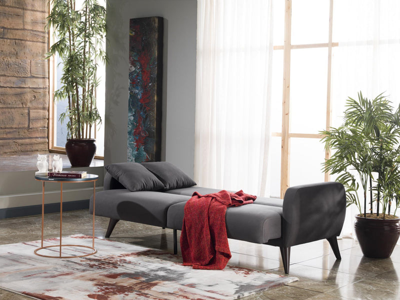 Sofa In A Box - Flexy (Zigana Charcoal) - Gate FurnitureSleeper Sofa