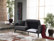 Sofa In A Box - Flexy (Zigana Charcoal) - Gate FurnitureSleeper Sofa
