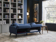 Sofa In A Box - Flexy (Zigana Indigo Blue) - Gate FurnitureSleeper Sofa