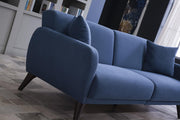 Sofa In A Box - Flexy (Zigana Indigo Blue) - Gate FurnitureSleeper Sofa