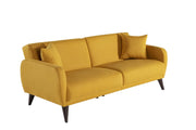 Sofa In A Box - Flexy (Zigana Yellow) - Gate FurnitureSleeper Sofa