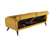 Sofa In A Box - Flexy (Zigana Yellow) - Gate FurnitureSleeper Sofa