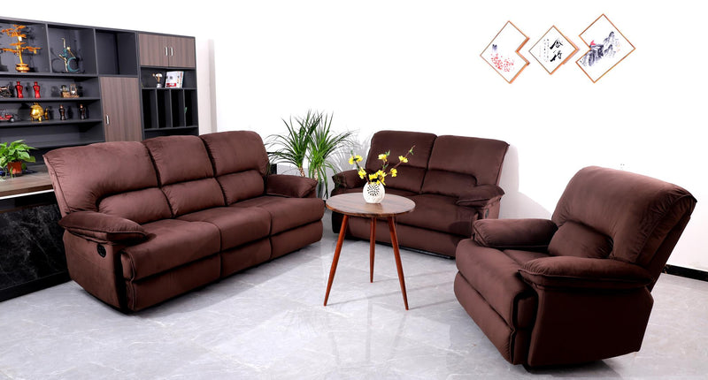 Sofa & Loveseat & Chocolate Recliner - Gate FurnitureLiving Room Set