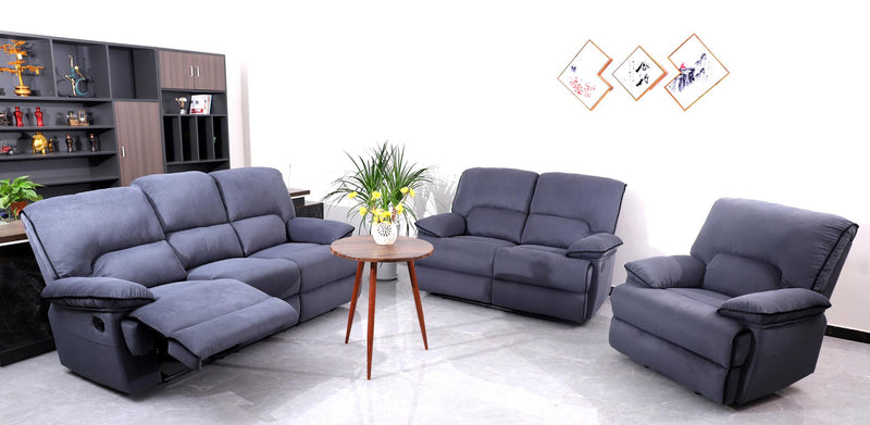 Sofa & Loveseat & Grey Recliner - Gate FurnitureLiving Room Set