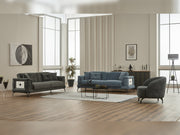Sofy  3-pieces (Sofa & Loveseat & Chair) Livingroom in Anthracite - 200-SIM-SOF-ERATO16-321