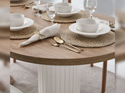 Sofya Diningroom (Consol With Mirror & Dining Table & 6 Dining Chair) - 200-ALT-SOF-DT-6-SET