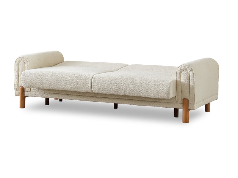 Soho 4-pieces (2 Sofa & 2 Chair) Livingroom Set Cream in Cream - 101-SOH-IST03-3311