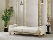 Soho 4-pieces (2 Sofa & 2 Chair) Livingroom Set Cream in Cream - 101-SOH-IST03-3311