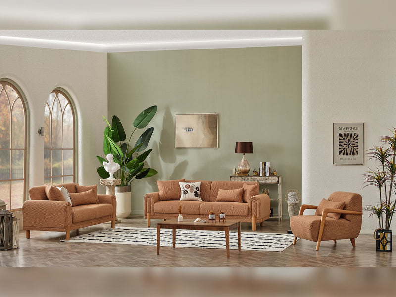 Soho 4-pieces (2 Sofa & 2 Chair) Livingroom Set Somon in Somon - 101-SOH-IST17-3311