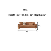 Soho 4-pieces (2 Sofa & 2 Chair) Livingroom Set Somon in Somon - 101-SOH-IST17-3311