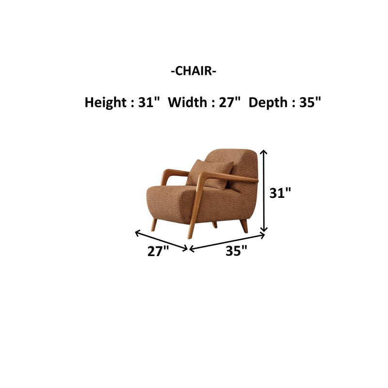 Soho 4-pieces (2 Sofa & 2 Chair) Livingroom Set Somon in Somon - 101-SOH-IST17-3311