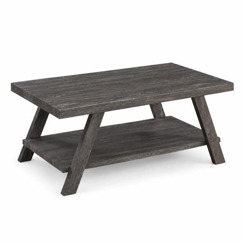 Solace - 3PC Gray Coffee Table Set, Coffee Table and 2 End Tables - T602-3PC-Set