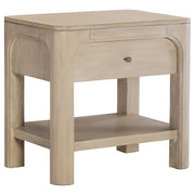 Solano 1-drawer Nightstand Bedside Table Weathered Mango - 222522