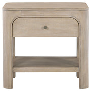 Solano 1-drawer Nightstand Bedside Table Weathered Mango - 222522