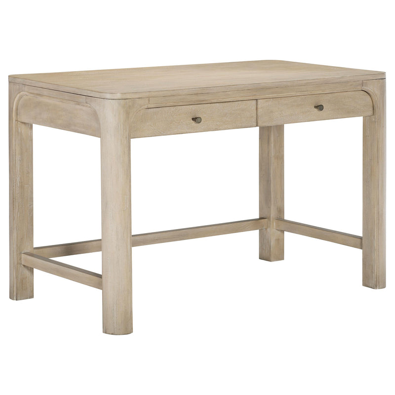 Solano 2-drawer Makeup Table Vanity Desk Weathered Mango - 222527