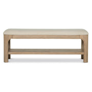 Solano 52-inch Bedroom Bed End Bench Weathered Mango - 222526