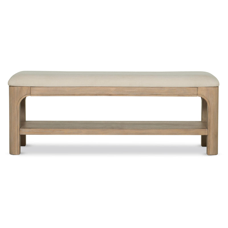 Solano 52-inch Bedroom Bed End Bench Weathered Mango - 222526
