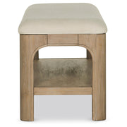 Solano 52-inch Bedroom Bed End Bench Weathered Mango - 222526