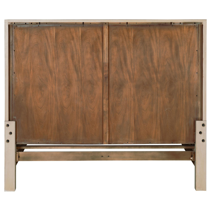 Solano 56-inch Eastern King Panel Bed Weathered Mango - 222521KE