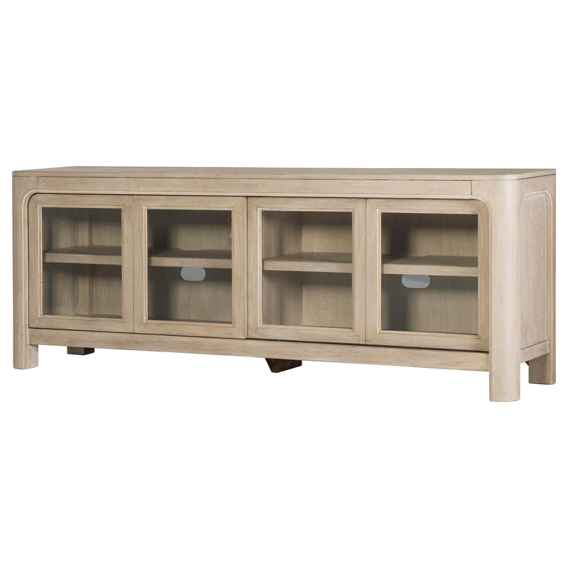 Solano 71-inch 2-door TV Stand Media Console Weathered Mango - 723483