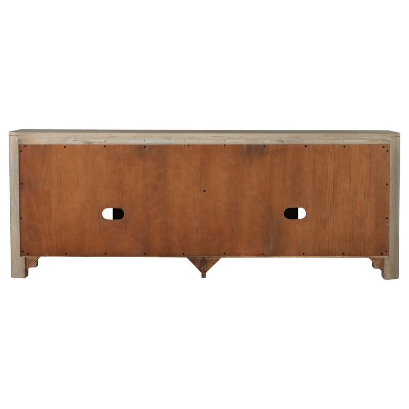 Solano 71-inch 2-door TV Stand Media Console Weathered Mango - 723483