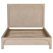 Solano 81-inch California King Panel Bed Weathered Mango - 222521KW