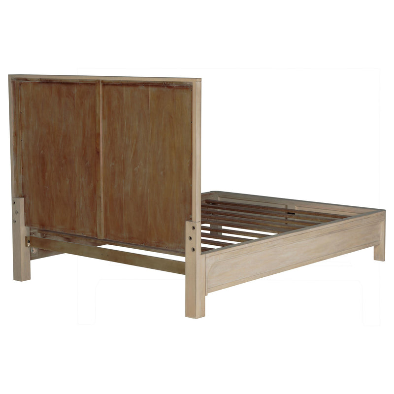 Solano 81-inch California King Panel Bed Weathered Mango - 222521KW