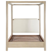 Solano 85-inch Eastern King Canopy Bed Weathered Mango - 222520KE