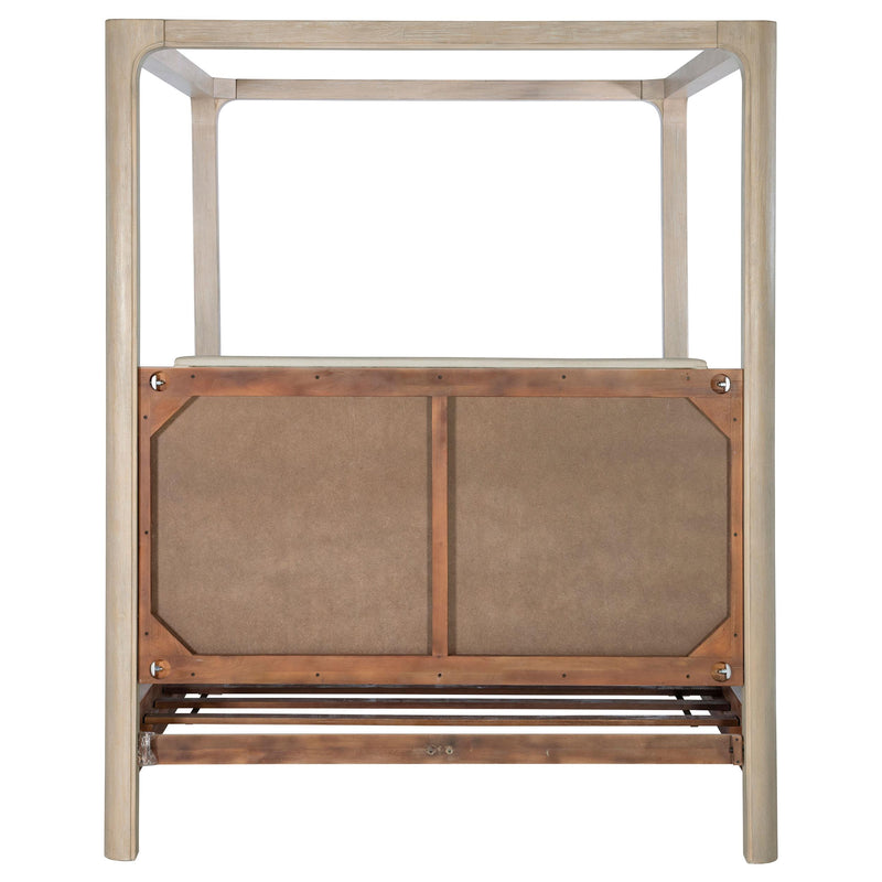 Solano 85-inch Eastern King Canopy Bed Weathered Mango - 222520KE