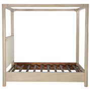 Solano 85-inch Eastern King Canopy Bed Weathered Mango - 222520KE