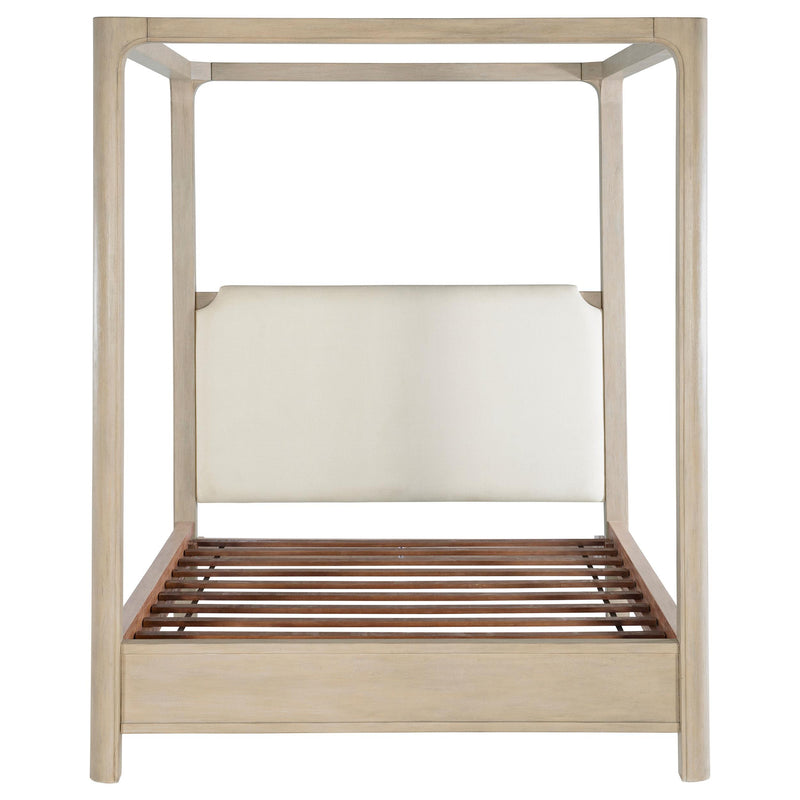 Solano 85-inch Queen Canopy Bed Weathered Mango - 222520Q