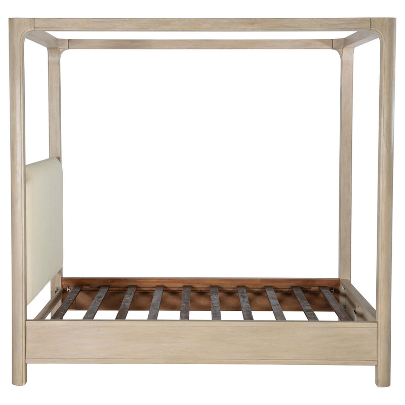Solano 85-inch Queen Canopy Bed Weathered Mango - 222520Q