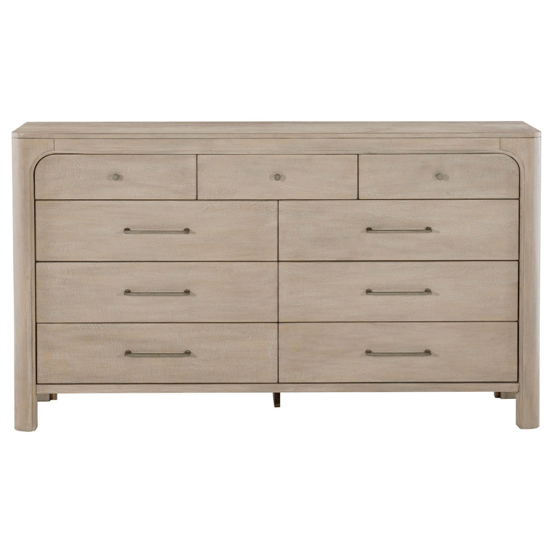 Solano 9-drawer Bedroom Dresser Cabinet Weathered Mango - 222523