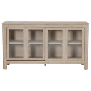 Solano Sliding Door Dining Sideboard Server Weathered Mango - 115505