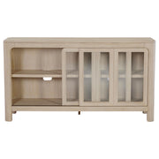 Solano Sliding Door Dining Sideboard Server Weathered Mango - 115505