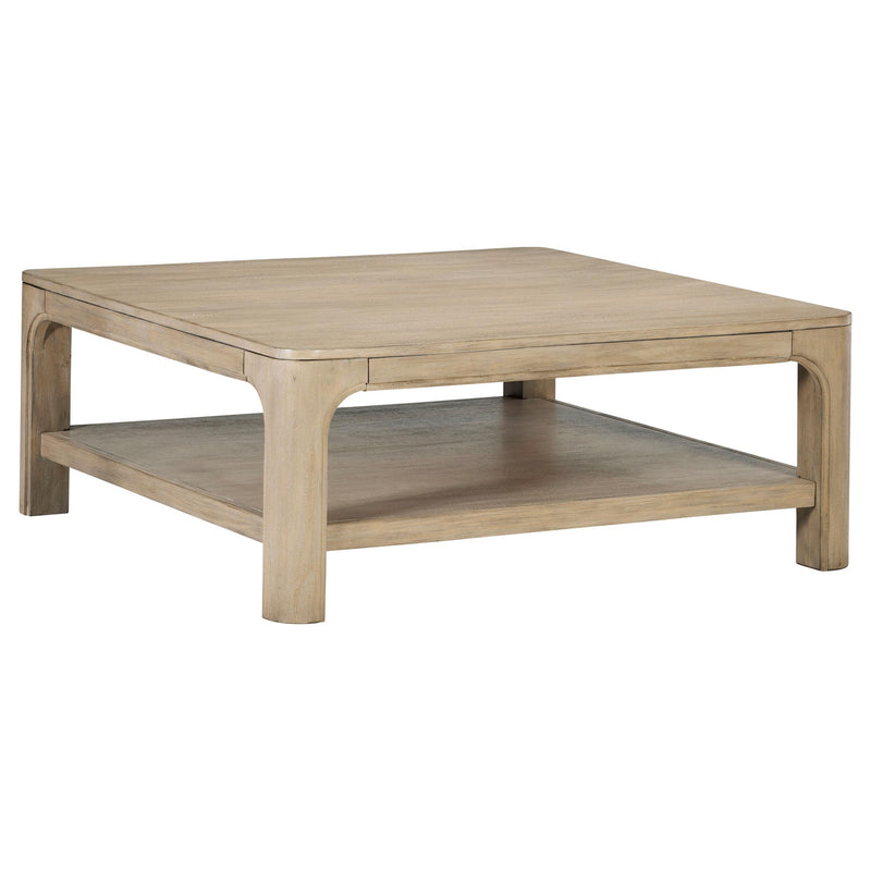 Solano Square Wood Cocktail Coffee Table Weathered Mango - 723488