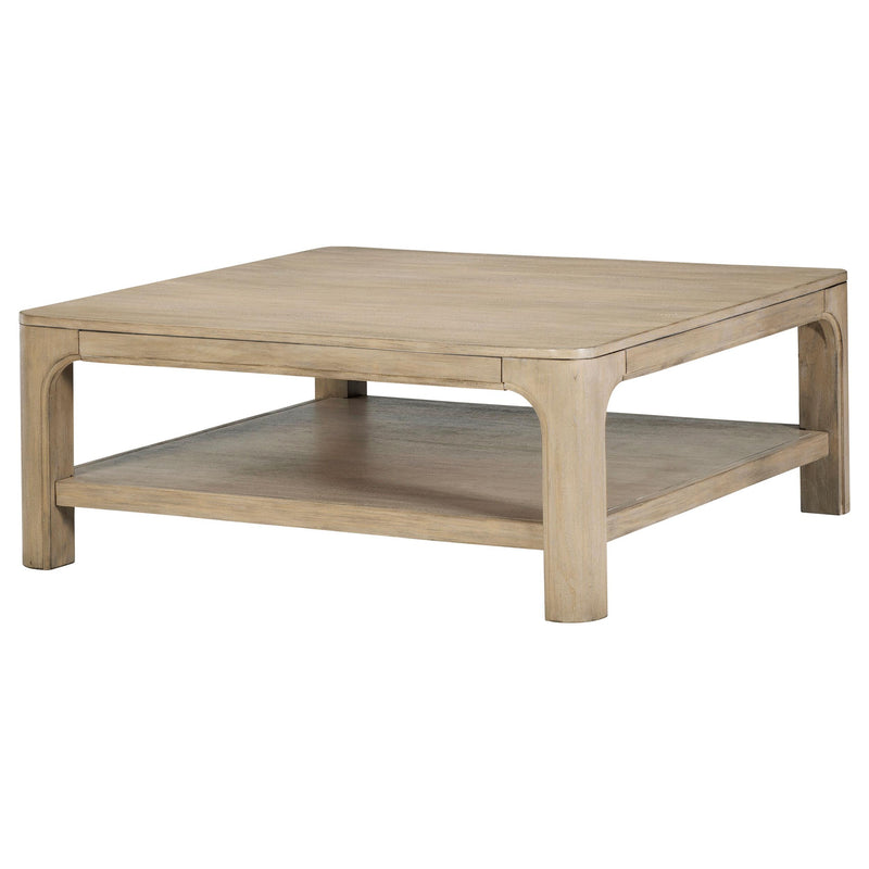 Solano Square Wood Cocktail Coffee Table Weathered Mango - 723488