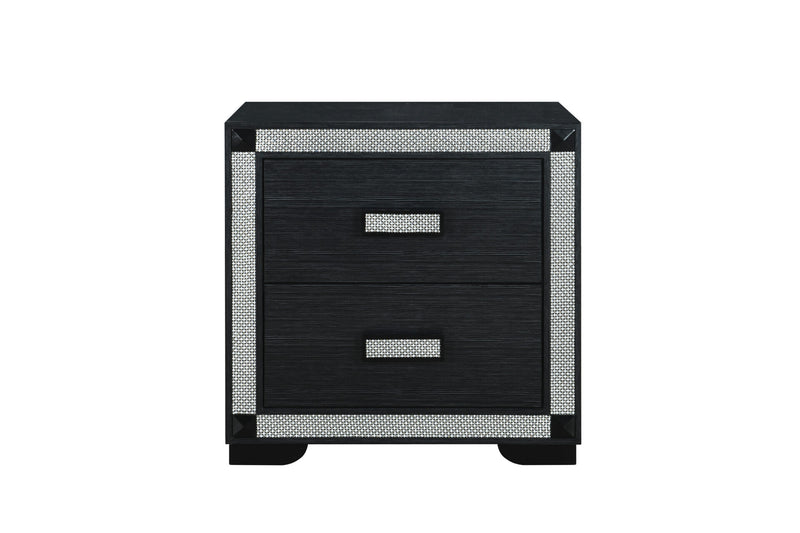 Soleil Charcoal Nightstand - SOLEIL-CHARCOAL-NS