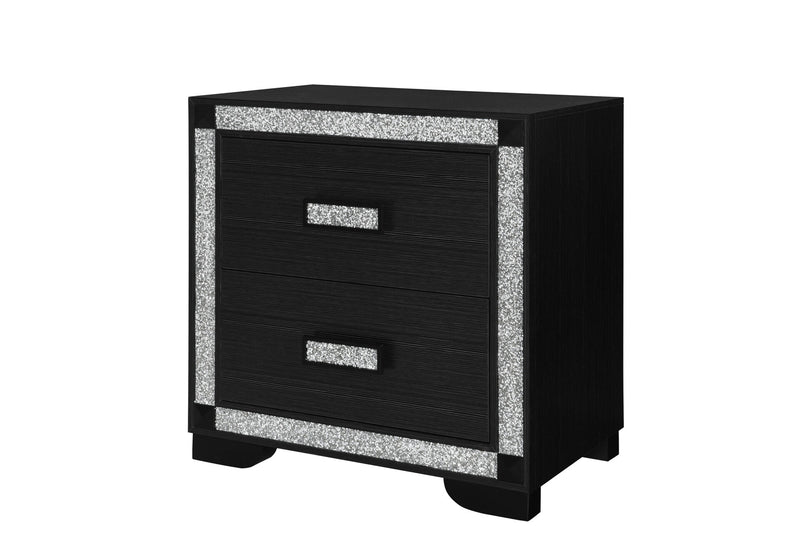 Soleil Charcoal Nightstand - SOLEIL-CHARCOAL-NS